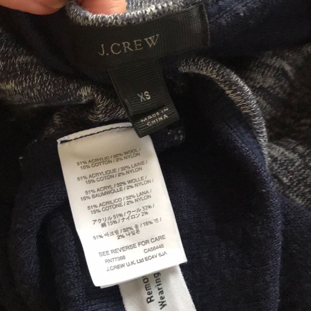 J Crew Jasp Wool-Blend Color Block Sweater - image 8